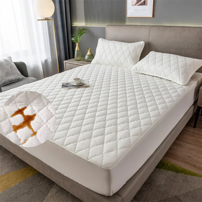 Waterproof Thicken Mattress Pad Protector Adjustable Fitted Sheets Bed Covers Anti-bacterial Pad for Bed 150x200 160x200 180x200.
