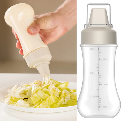 Condiment Squeeze Bottles 5 Hole Nozzles 350ml Sauce Squeeze Bottle,Ketchup Bottles Squeeze for Ketchup,Sauces,Syrup,BBQ,Kitchen.