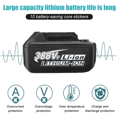 Drillpro Elektrowerkzeug-Set, 800 N.M, elektrischer Schraubenschlüssel, Bohrhammer, 13 mm Bohrmaschine, 125 mm Winkelschleifer für 18 V