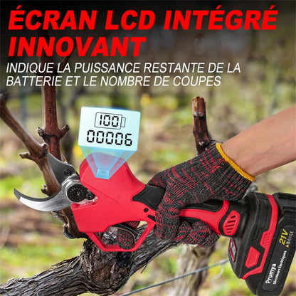 1000 W/900 W 50mm Elektrische Gartenschere Bürstenlosen Cordless Pruner Schere Garten Obst Baum Zweige Cutter Werkzeug mit 2 stücke Batterie