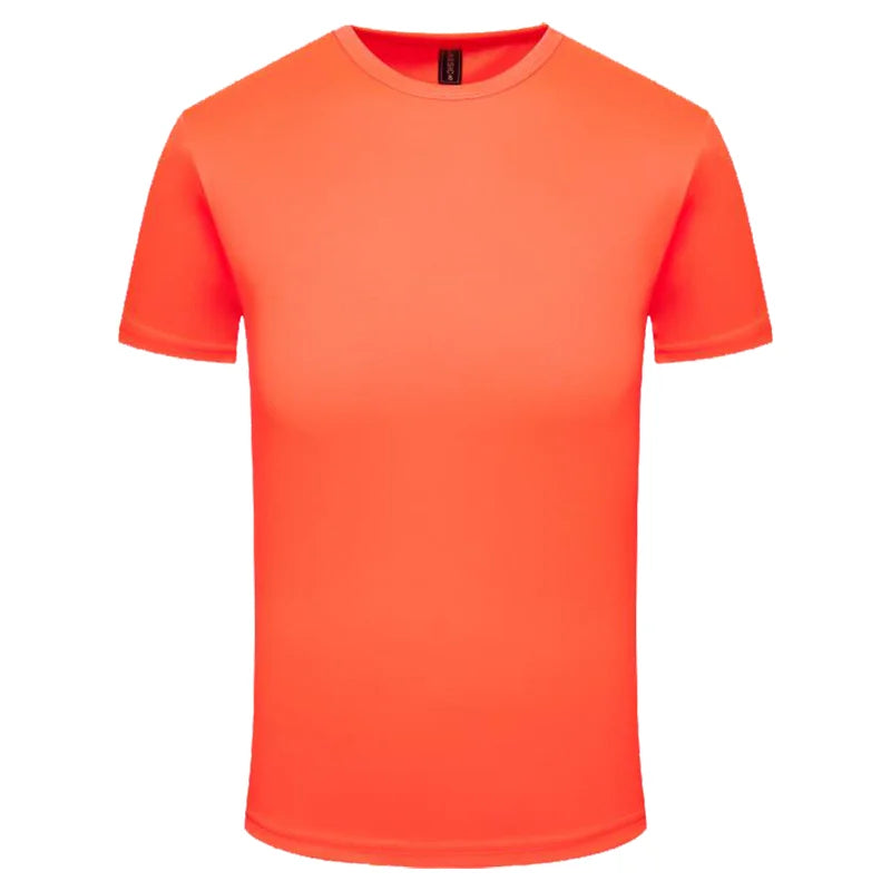 Summer Quick-drying T-shirt Custom Logo Breathable Sports Top Embroidery Personalized Logo Team Activity T-shirt Print Pattern.