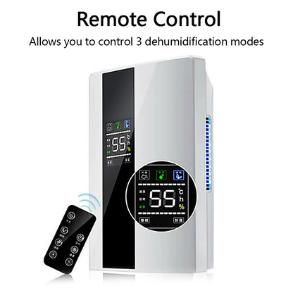 Luftentfeuchter 2200 ml Intelligente Fernbedienung Feuchtigkeit Absorber Haushalt Stumm 220 V EU Stecker Luftreiniger Feuchtigkeit Absorption Maschine