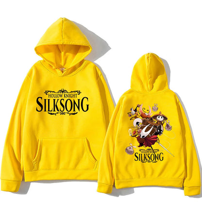 Hollow Knight Silksong Hot Game Hoodies Long Sleeve Fashion Casual Pullovers High Street Women Men Sweatshirt Fashion Streetwear.