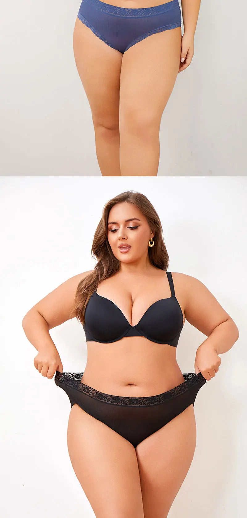 5Pcs Sexy Ice Silk Briefs Large Size Underwear 0XL-4XL Panty Women's Seamless Underwears 8 Solid Color Breathable Underpants.