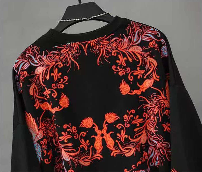 Chinese Style Essentials Hoodies Woman Winter Tops Coquette Star Clothes Autumn Pulovers Hooded Sweatshirt Women Grunge Vintage.