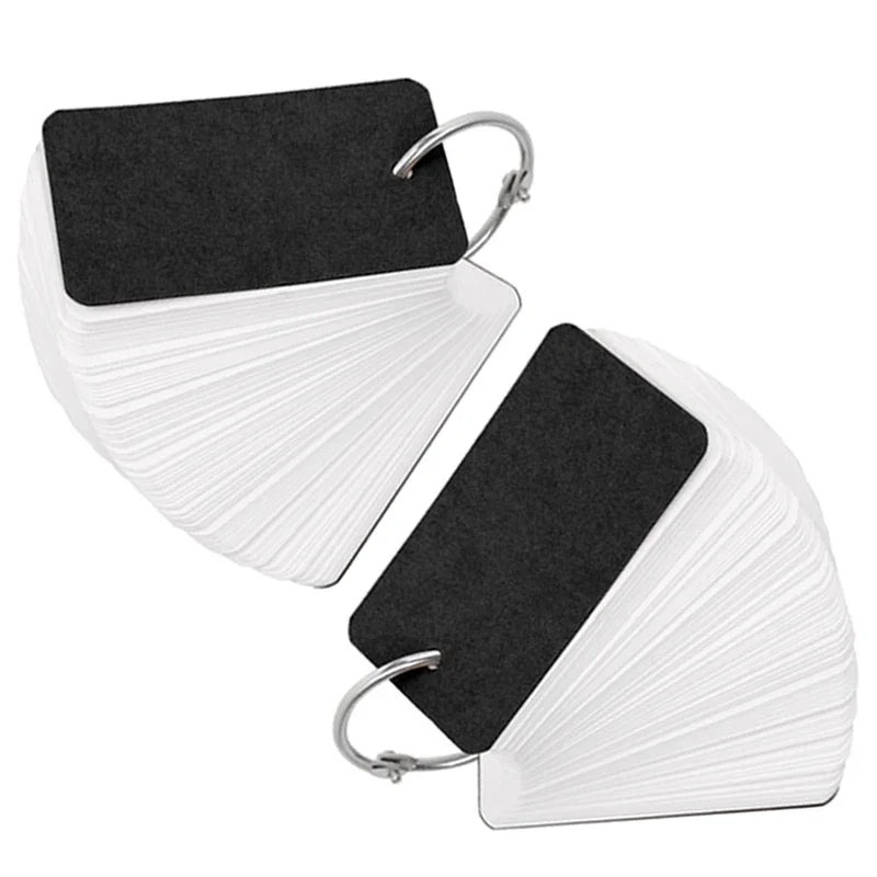 400/100 Blatt Kraftpapier, leere Karteikarten mit Binderingen, Spiralnotizblöcke, Mini-Notizbücher, Lernkarten, Buch, Kawaii-Briefpapier.