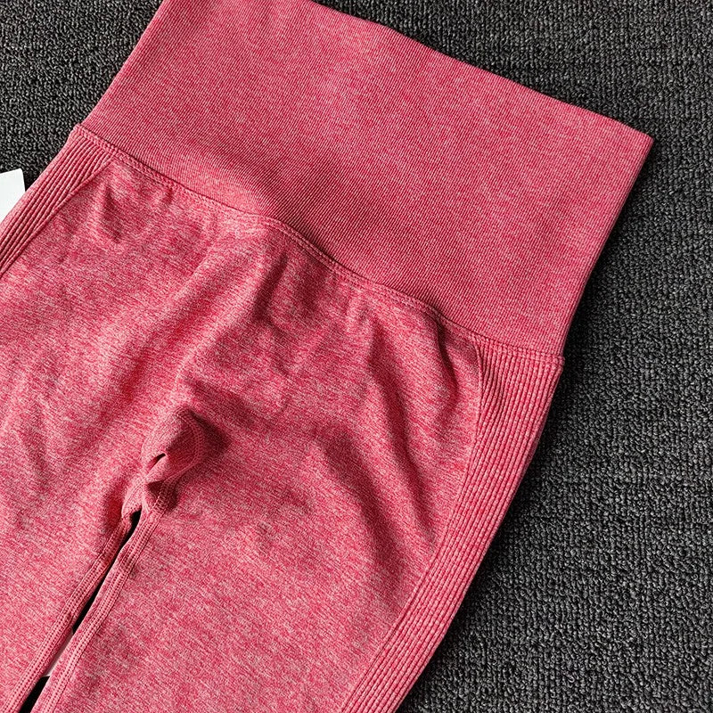 Nahtlose Damen-Leggings mit hoher Taille, schnell trocknend, elastisch, für Yoga, Fitness, Fitnessstudio, Jogginghose, Push-up-Leggings, Sportbekleidung.