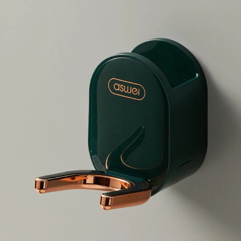 An der Wand montierter Dyson Haartrocknerständer, faltbarer Haartrocknerhalter mit Kamm, Aufbewahrungsbox, Badezimmer-Organizer, Aufbewahrungshalter
