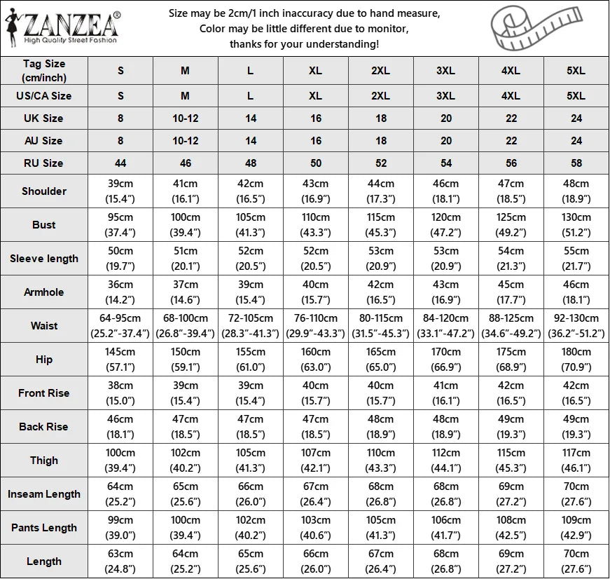 ZANZEA Muslim Women 2 Pieces Pant Sets Hijabis Casual Asymmetric Hem Long Sleeve Blouses & Pleated Pants 2pcs Suits Outfits.