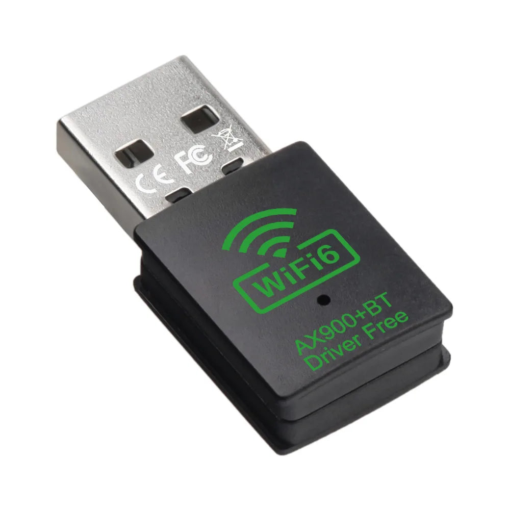 WiFi 6 Wireless Lan Card Driver Free USB Wifi Adapter Dual Band 2.4G/5GHz Wifi Card Bluetooth 5.4 Wifi Antenna For PC Laptop.