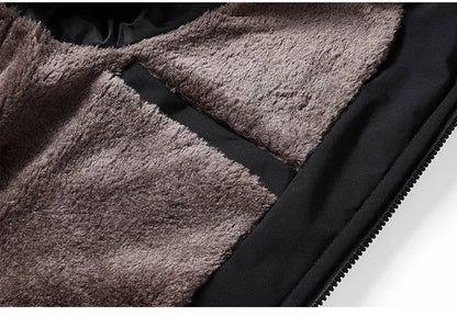 2025 Men's Warm Parker Coat Autumn/Winter Outdoor Sports Thick Anti Cold Cotton Jacket Stand up Collar Checkered Cotton Coat