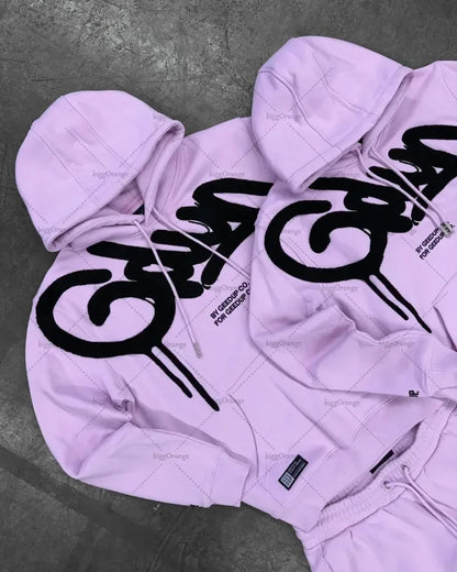 Y2K Women Clothing Fashion Vintage Letter Embroidery Hoodies Harajuku Hip Hop Punk Oversized Hoodies Sweatshirts Casual Jacket