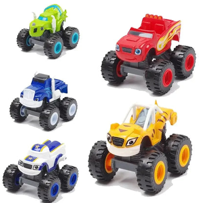 Flame and Machine Monster Car Toys Russian Crusher Truck Vehicles Figure Blaze Toy Blaze The Monster Machines Birthday Gifts.