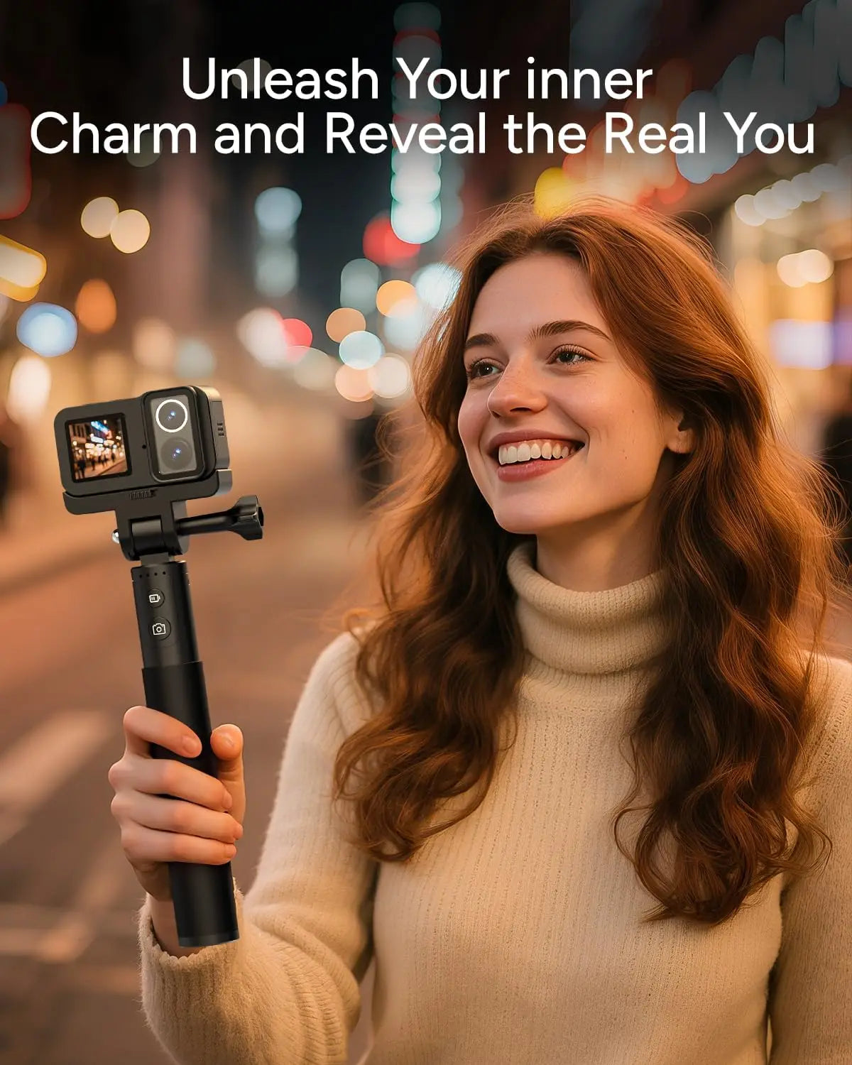 SJCAM SJ20 4K Anti-Shake Action Camera Dual Lens Waterproof 5G WiFi Touch Screen Motion Detection Multifunctional Sports Cam.