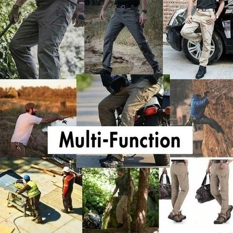 City Tactical Cargo Pants Classic Outdoor Hiking Trekking Army Tactical Joggers Pant Camouflage Military Multi Pocket Trousers.