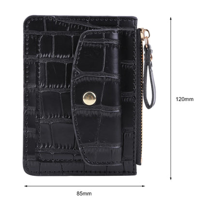 Women Fashion Short Wallet PU Leather Coin Card Holder Solid Color Casual Money Wallet Female Outdoor Bag.