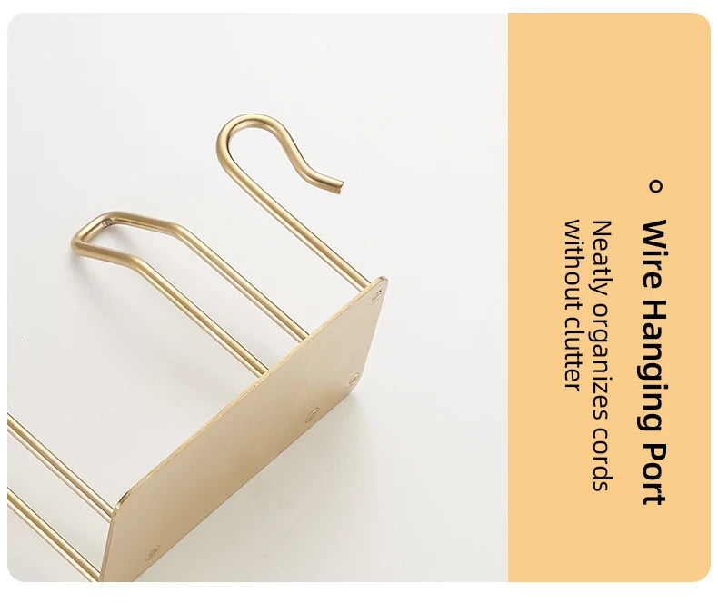 304 Edelstahl Haartrockner Rack hochwertige Bad Haartrockner Halter Wand selbst klebend ohne Stanzen wb8451