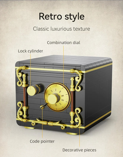 Cada 422PCS City Retro Combination Safe Building Blocks The Secret of Safe Experiment Education Bricks Toys Boys Gifts.