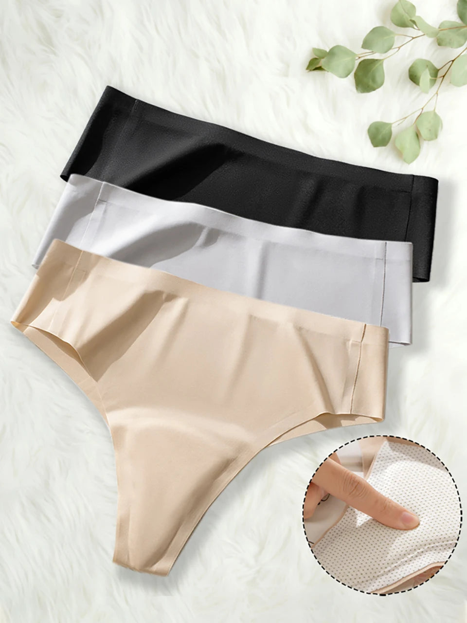 3Pcs Avoid Camel Toe Panties Seamless Thong Panties Camel Toe Concealer Cover Cameltoe Prevention Underwear Anti Cameltoe Briefs.