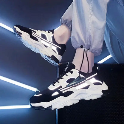 Men's Breathable Mesh Running Sneakers  Running Shoes Outdoor Anti-skid Sports Running Shoes Men Fashion Sports Shoes 2024.