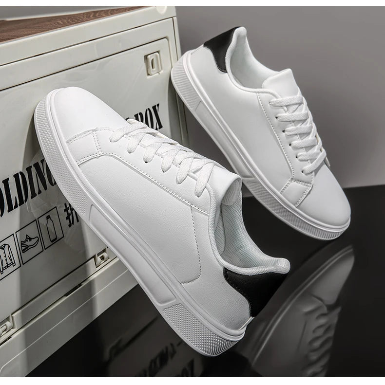 PU Leather Men Shoes Sneakers Trend Casual Shoes Leisure Male Sneakers Footwear Men Vulcanized Shoes Couple Shoes Women Shoes.