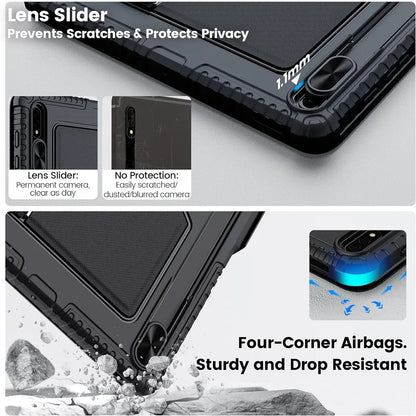 NILLKIN Magic Keyboard For Samsung Galaxy Tab S10 FE+ Case Backlight Keyboard For Samsung S10/S9 Plus Case With Len Protection.