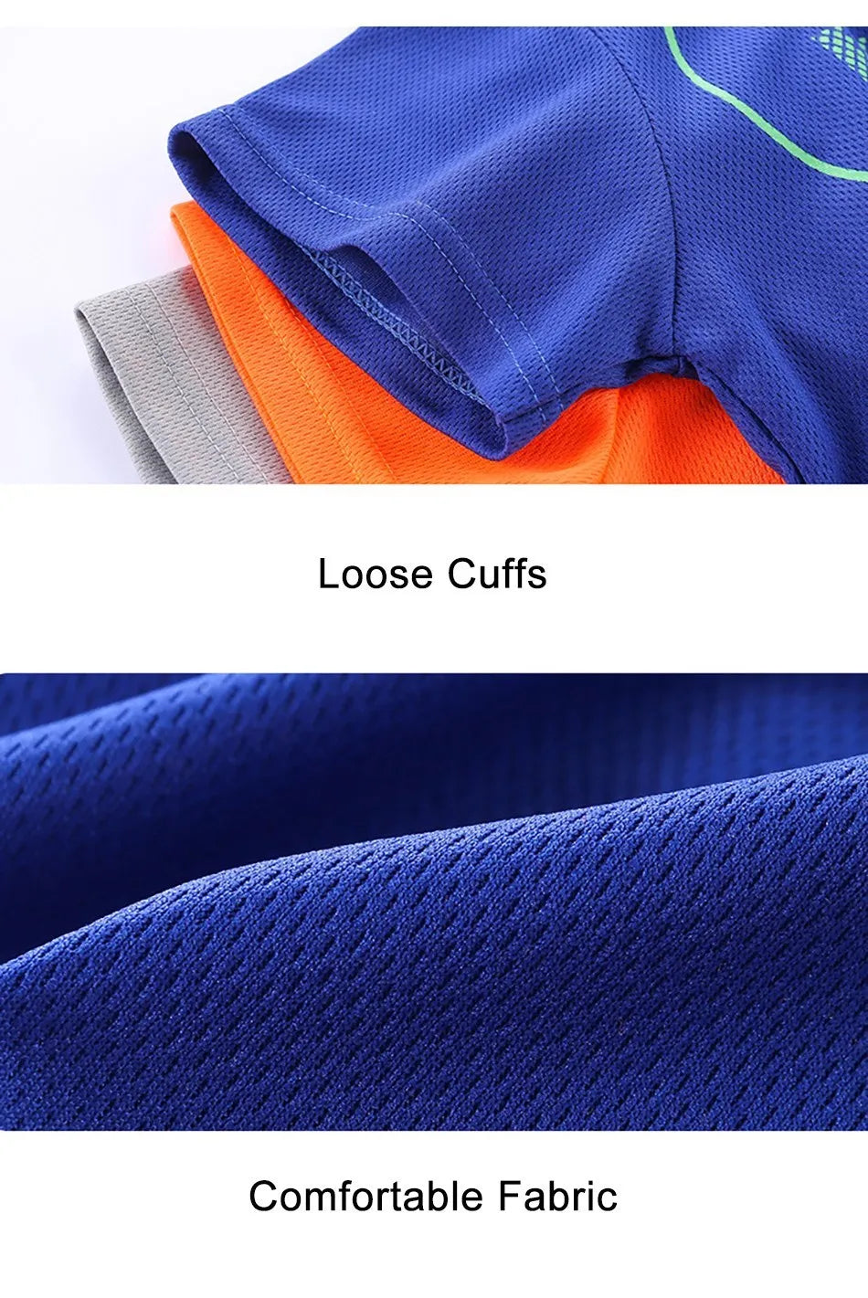 Children Clothing Set Kids Short Sleeved Summer Outfit Quick Drying Football Set Boy Girl Sport Wear Soft Breathable 1-12 Years.