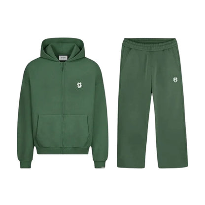 Gothic Retro Graphic Loose Sports Zipper Hoodie Suit Men's and Women's Y2K New Harajuku Hip-Hop Casual Joker Pants Street Wear.