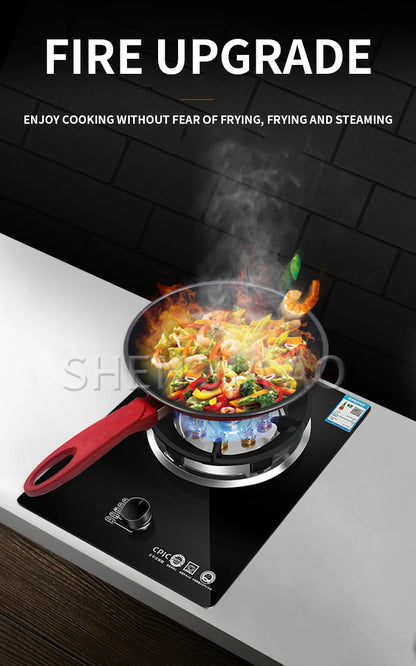 5.2Kw Gas Stove Single Stove Liquefied Petroleum Gas Desktop Embedded Single Natural Gas Gas Stove Household Fierce Fire.