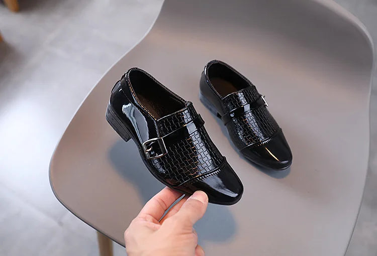 Oxford School Shoes Kids Patent Leather Shoes Girls Boys Toddler Shoes Children Fashion Dress Platform Party Flats Spring Autumn.