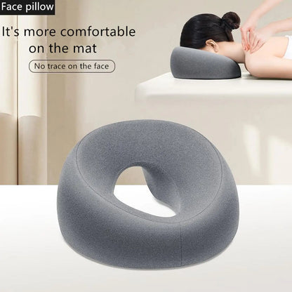 Face Down Pillow Prone Pillow for Prone Face Down Resting Comfort Memory Foam Ergonomics Home Massage Headrest for Beauty Salon.