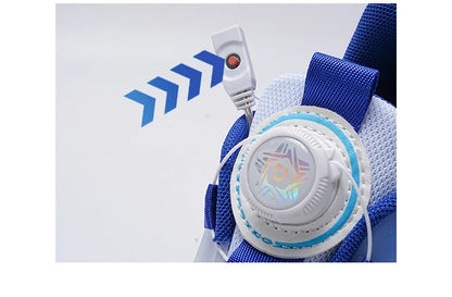 Two Wheels Children's Led Light Roller Skate Shoes For Kids Boys Girls Glowing Sports Luminous Sneakers Skateboard USB Charging.