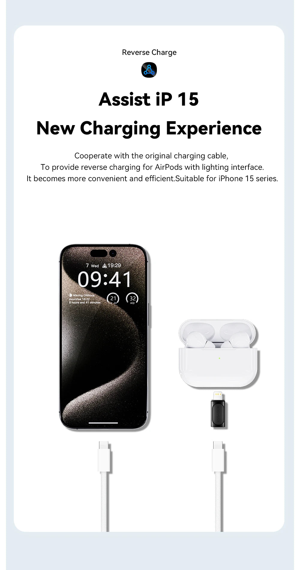 Essager Lighting To Type C OTG Adapter USB Type C To lighting PD 20W Fast Charging For iPhone 15 14 13 12 Pro Max ios Converter.