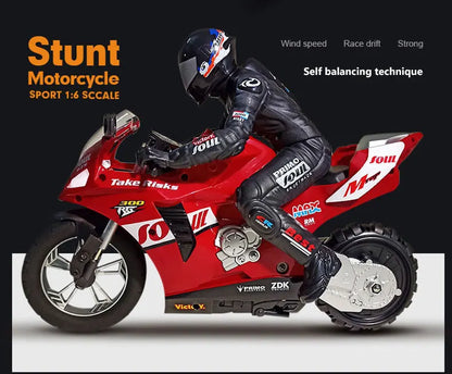 Large RC Motorcycle 2.4G Remote Control Motorcycle High Speed Racing Drift Stunt Car Toys for Boys Kids Toy Children Xmas Gifts.