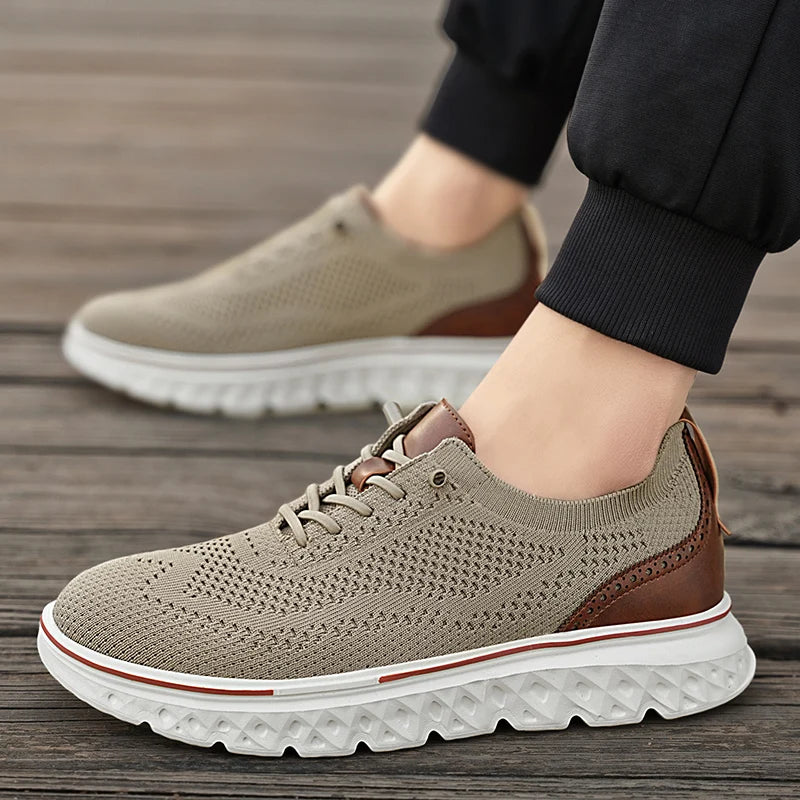 Men Sneakers Men Mesh Casual Shoes Fashion Lightweight Breathable Soft Soled Shoes Summer Outdoor Sports Fitness Large Size 48.