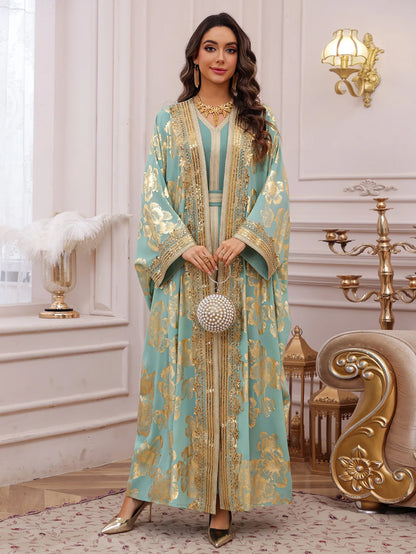 Eid Women Dress Muslim Abaya Embroidery Party Jalabiya Ramadan Long Dresses Abayas Vestidos Largos Kaftan Arab Long Robe 2025.