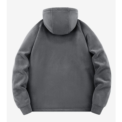 Winter Men Fleece Warm Jackets Mens Windproof Thick Jackets Parkas Coats Men Hooded Casual Outwear Jackets Male LZLLTT.