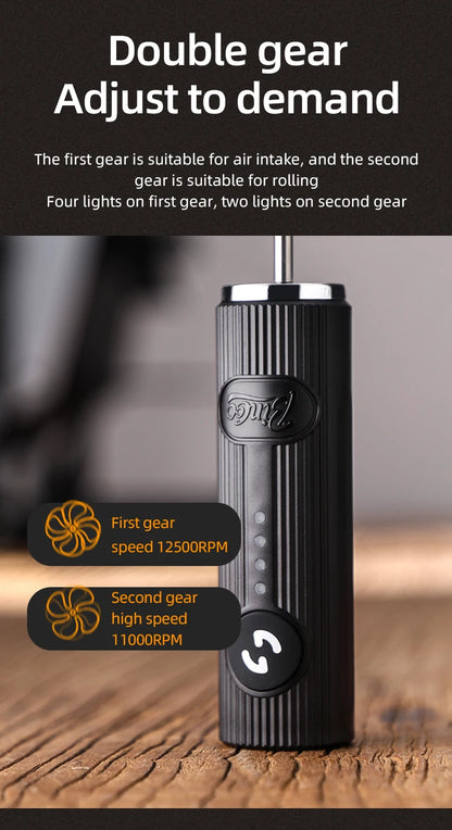 Bincoo New Milk Foamer Coffee Whisk Mixer Electric Blender Egg Beater Mini Frother Handle Stirrer Cappuccino Maker Cooking Tools.