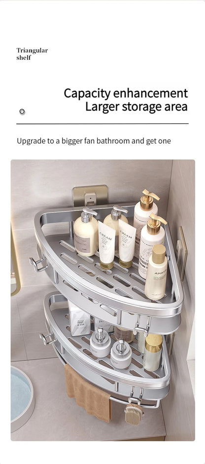 Yun jie ya Free Punch Bad Lager regal Kleiderbügel WC Eck regal Veranstalter Wand Dusch regal Wohn accessoires