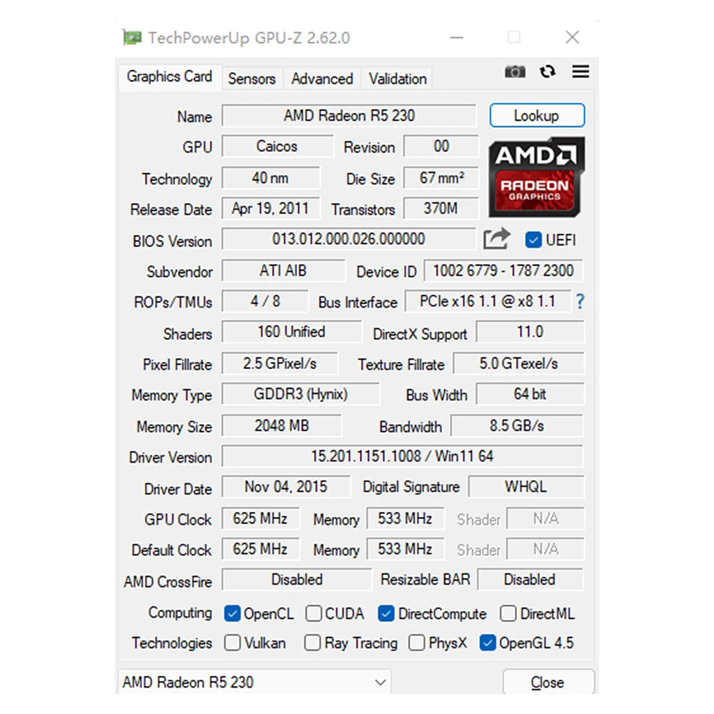 SOYO Graphics Cards R5 230 2G DDR3 64bit HDMI*2 compatibility For Desktop Gaming Computer Components GPU Video Card R5230.