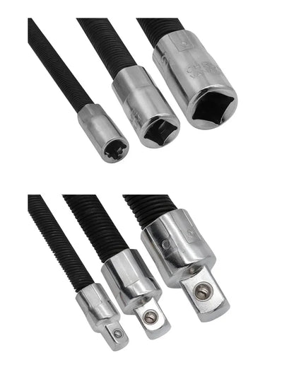 Elektrischer Schraubenschlüssel, elastischer Adapter, universeller weicher Schaft, schneller Ratschenschlüssel, Handfeder-Verlängerungsstange, Relaisstangenhülse, Verlängerungsstange