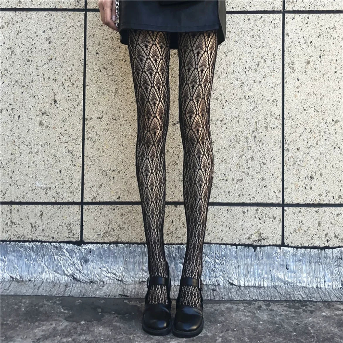 Woman Girls Fashion Gothic Fishnet Stockings Snake Skull Stripeds Socks Mesh Tights Panties Lolita Plus Size Pantyhose Leggings