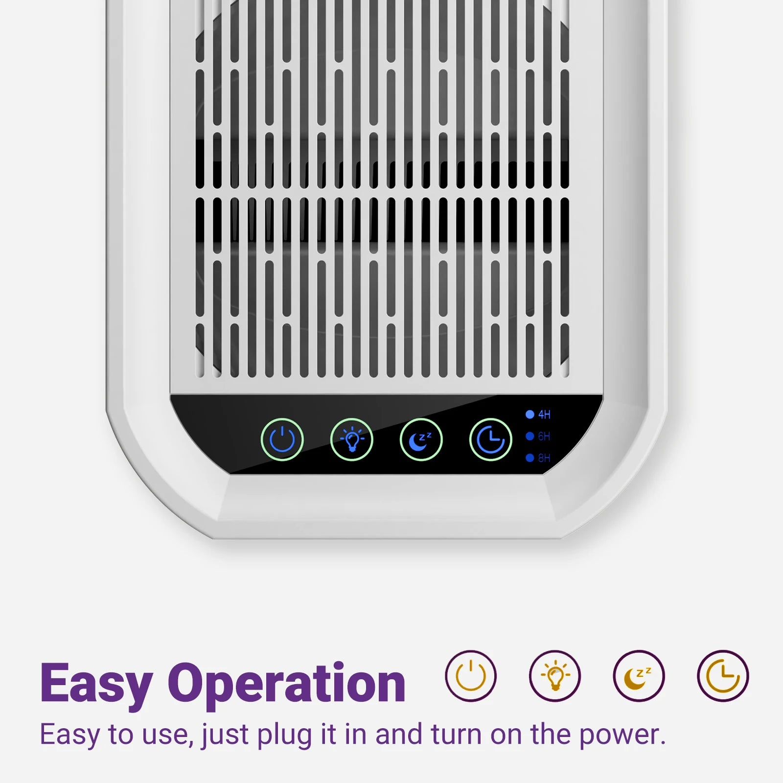 LOEFME 1000ml Portable Dehumidifier for Home Bedroom Office Kitchen Portable Dehumidifier Silent Auto Shut Off 7 Colorful LED.