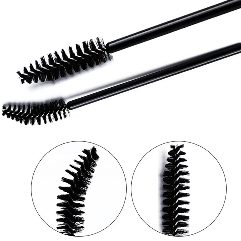 500/1000PCS Eyelashes Brushes Set Wholesaler Disposable Lash Mascara Brush Lashes Extension Eyebrow Wands Applicator Makeup Tool.