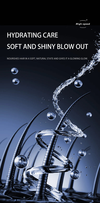 High Speed Electric Hair Dryer High Power 1600W Negative Ion Hair Care Fast Drying Low Noise No Hair Injury