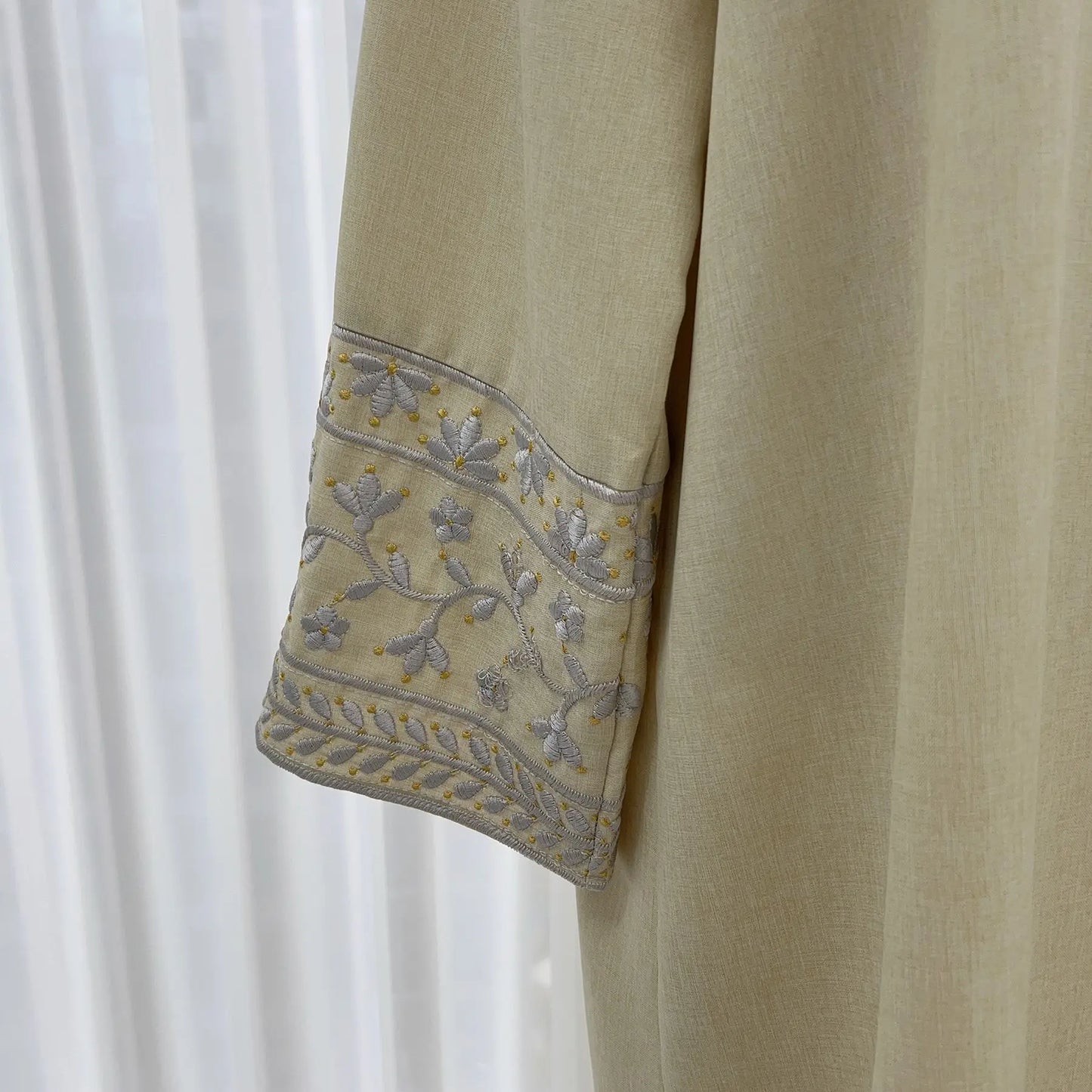 Modest Embroidered Kimono Dubai Abaya Middle East Türkiye Elegant Dress Eid Ramadan Kebaya Abayas F Women Caftan Marocain Femme.