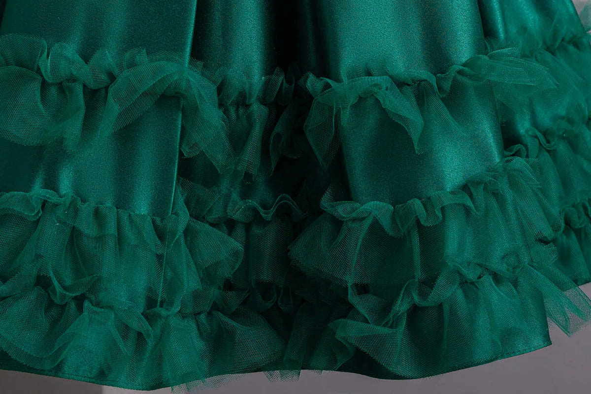 Hetiso Mädchen Pailletten Prinzessin Kleid flauschige Tutu Ärmel Geburtstags feier Leistung Hochzeit Ballkleid Kinder Kleider 3 6 8 10 Jahre.