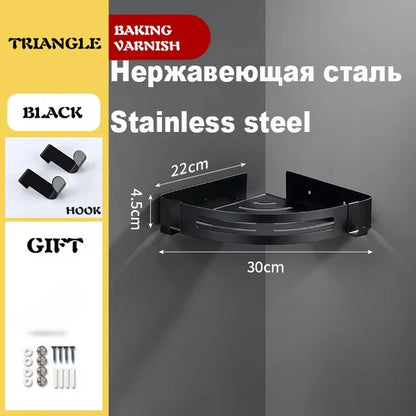 1/2/3 Schichten Eckduschregal Badezimmer Shampoo Duschregal Halter 304 Edelstahl Schlagfrei Küchenstativ Eckständer