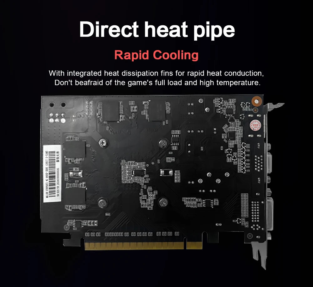 MLLSE GTX 750Ti 4GB Graphics Card GDDR5 128Bit HDMI DVI VGA PCI-E 3.0 Geforce GPU Gtx 750ti Gaming Video Card Placa De Video.