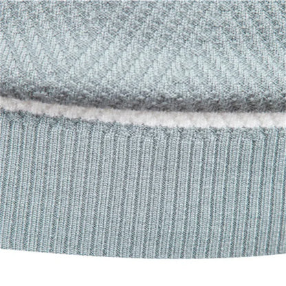 Embroidered LONSDALE Mens Boys Winter Stripe Sweater Thick Warm Pullovers Men's O-neck Basic Casual Slim Comfortable Sweaters.